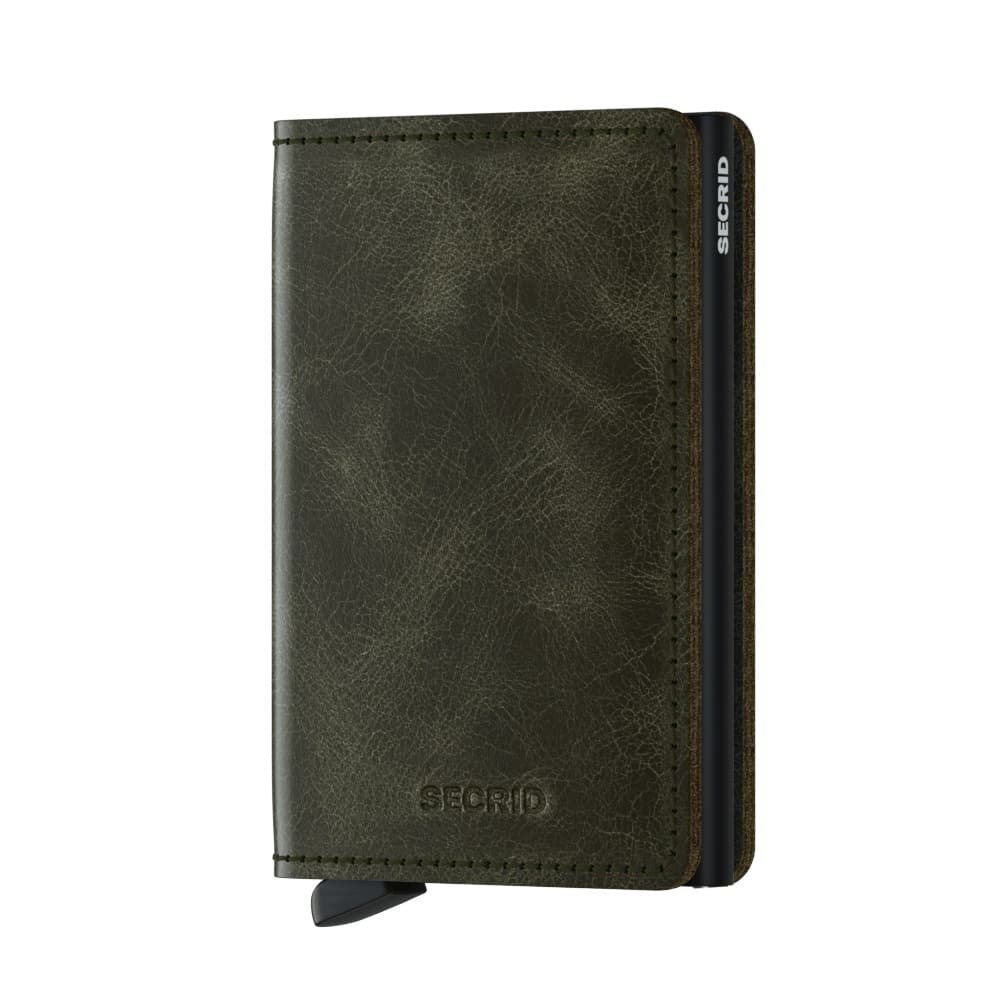 Secrid Slimwallet Vintage Olive-Black SV-OLIVE-BLACK
