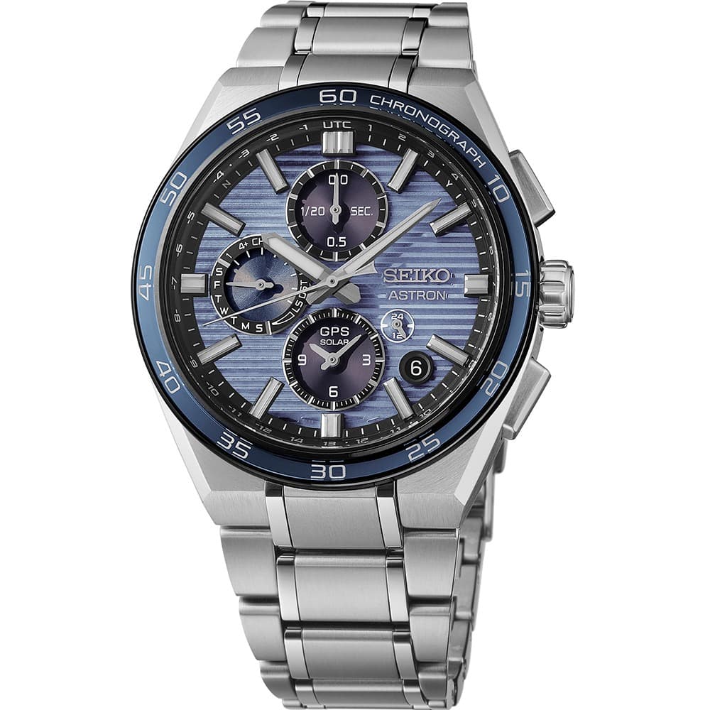 Seiko Astron Premium GPS Solar Dual-Time Chronograph SSH175J1