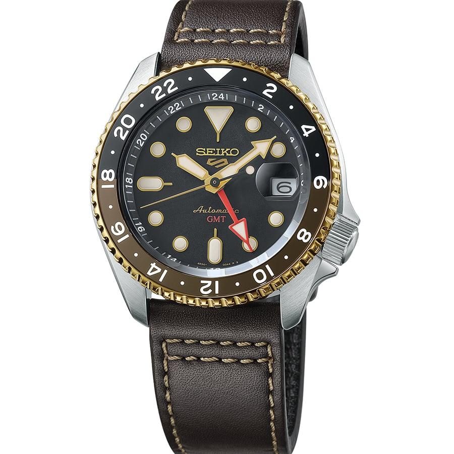 Seiko 5 Sports SKX GMT ""In Mocha"" Automatic SSK036K1