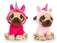 Pugsley koiranpentu yksisarvisasussa