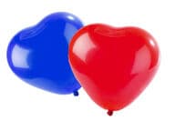 Sydänilmapallot (10 kpl)