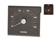 Rento saunan lämpömittari, tervanruskea