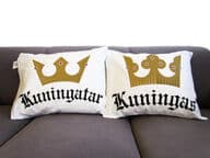 Kuningas ja kuningatar tyynyliinat