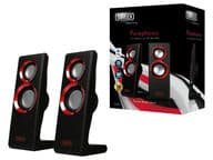 2.0 Purephonic Punamusta USB-kaiutinsetti