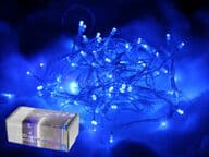 Sähkönsininen 80 LEDin valoketju