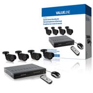 Tallentava valvontakamerasarja 4 kameralla