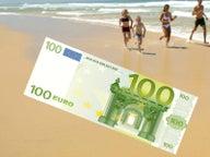 100 euron Setelipyyhe