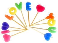 I love you kynttiläkirjaimet