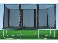 Jätti-iso trampoliini + turvaverkko (3 x 5 m)