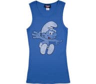 Naisten hihaton smurffitoppi