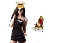 Bilekuninkaallisen Puhallettava Kruunu