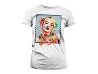 Harley Quinn Kiss Naisten T-paita, valkoinen