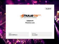 Mulletoi.com Digitaalinen Lahjakortti (arvo 50 eur)