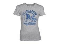 Riverdale Go Bulldogs Vintage Naisten t-paita, meleerattu harmaa