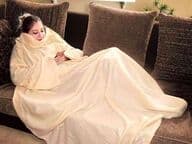 Sohvapeitto Hihoilla ja Taskulla, beige