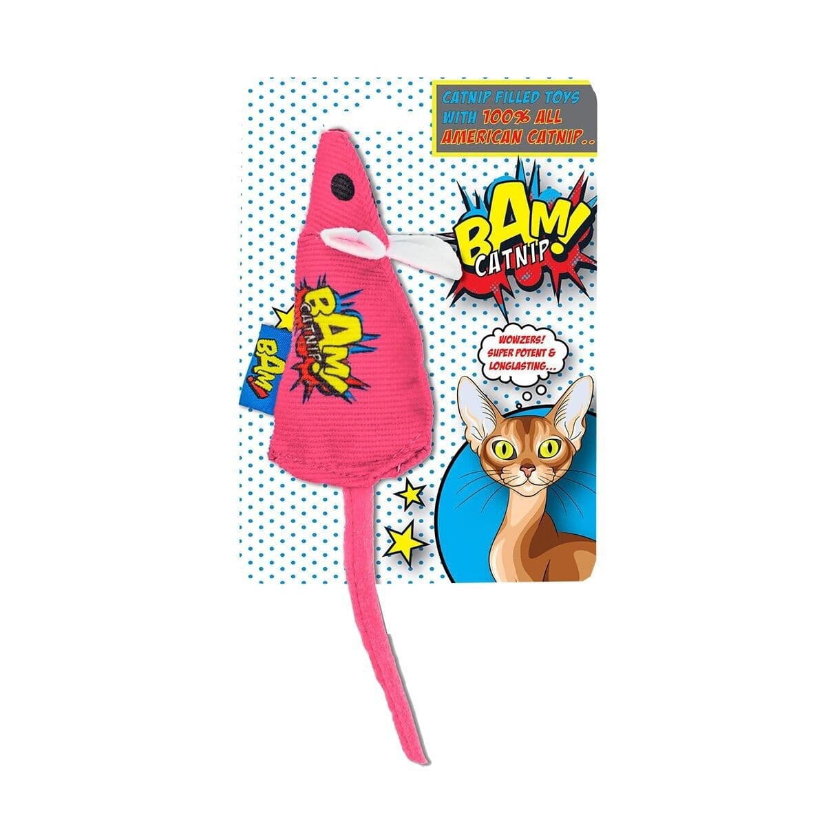 BAM Catnip pinkki hiiri