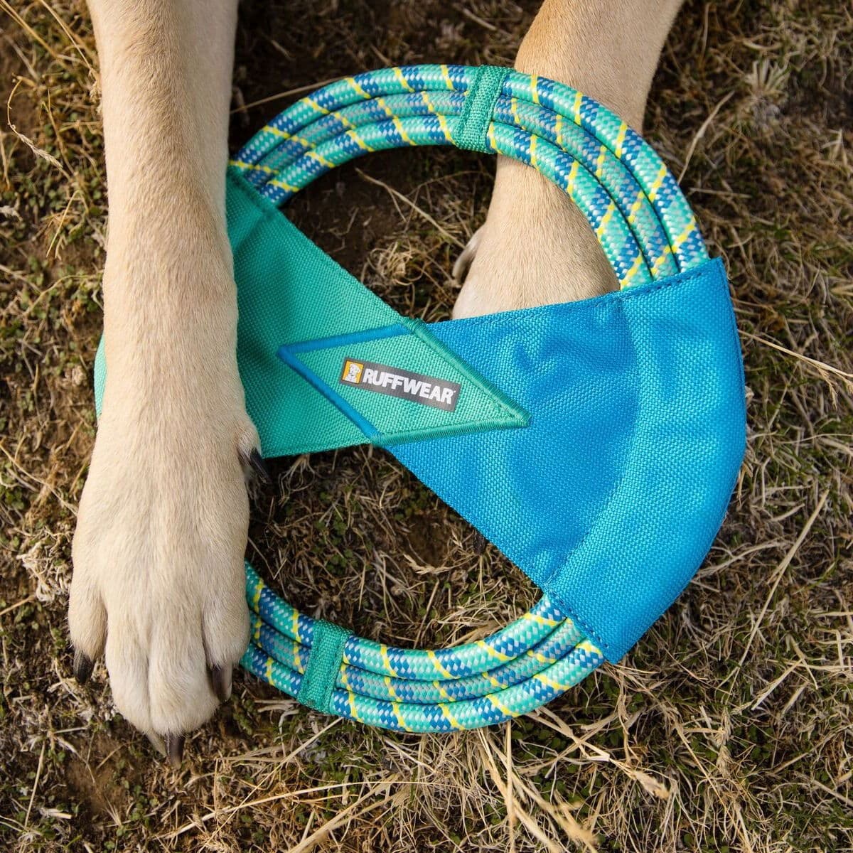 Ruffwear Pacific Ring koiranlelu, turkoosi