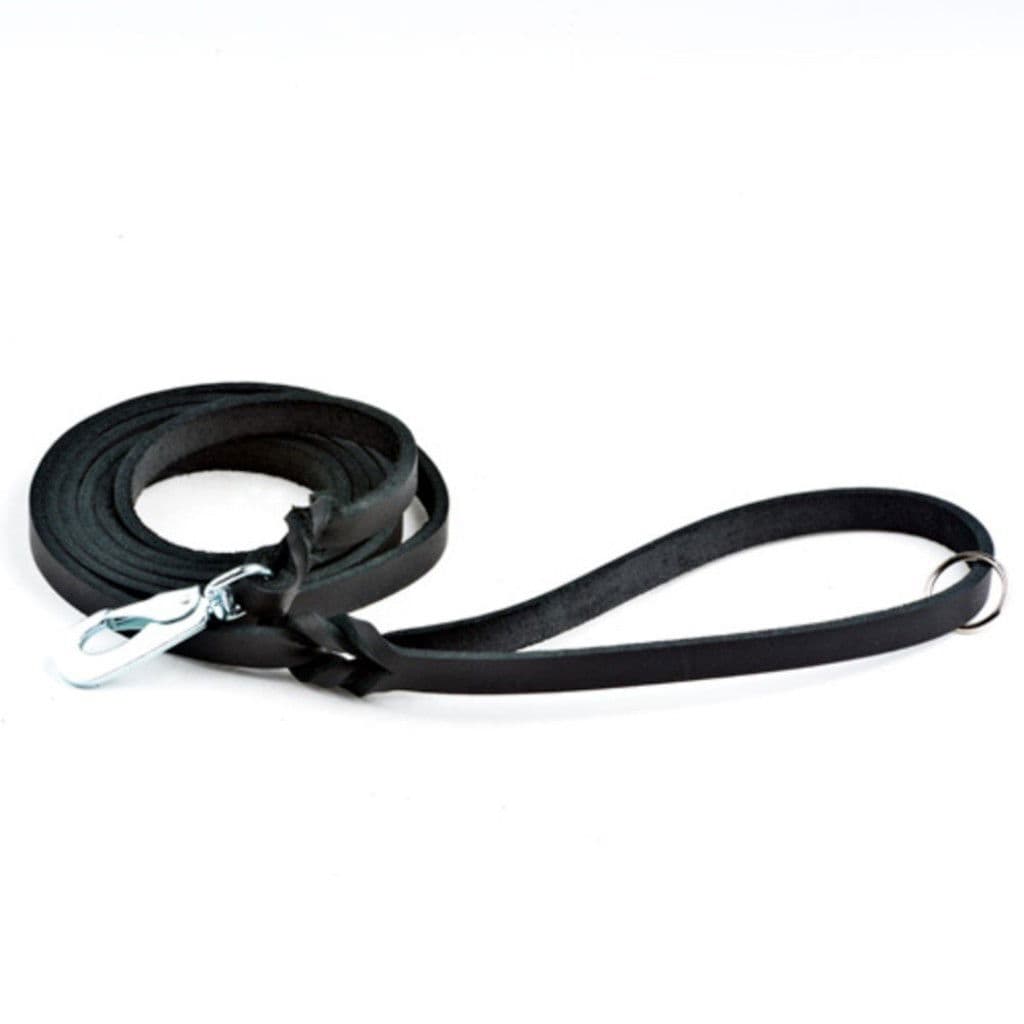 Nahkatalutin Feel Leather Braid, musta